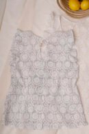 Musculosa Gota Poplin Con Broderie «FRIDA»