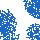 Palazzo cey broderie puffing "TRIANA" - Blanco con Azul