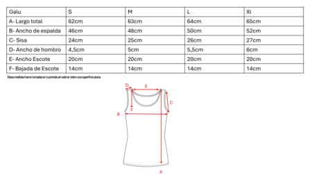 Musculosa gota lino broderie "GALU" - Imagen 5