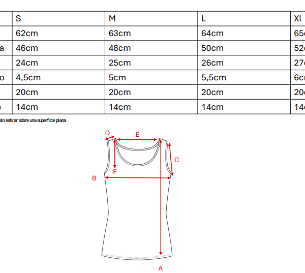 Musculosa gota lino broderie "GALU"