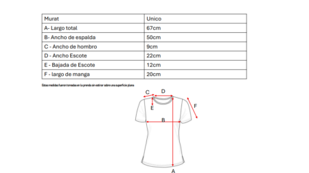 Remera manga corta lycra puntilla - tacha broderie "MURAT" - Imagen 5