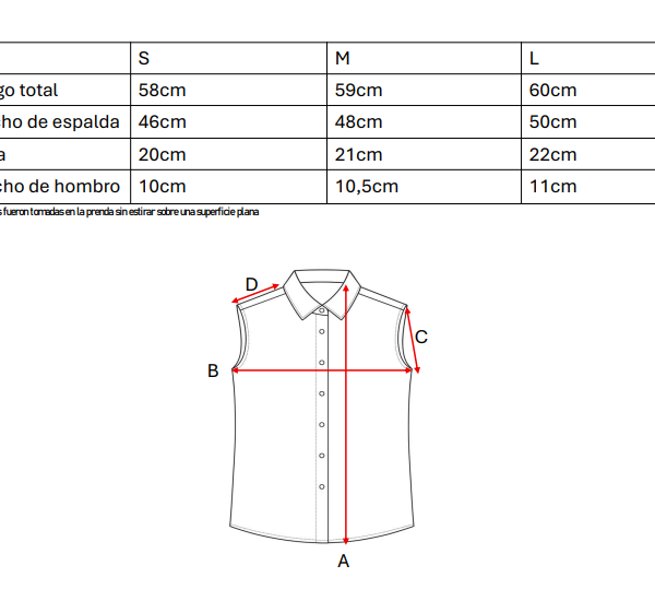 Camisa musculosa broderie "PANAL"