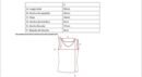 Musculosa con broderie "SKY"
