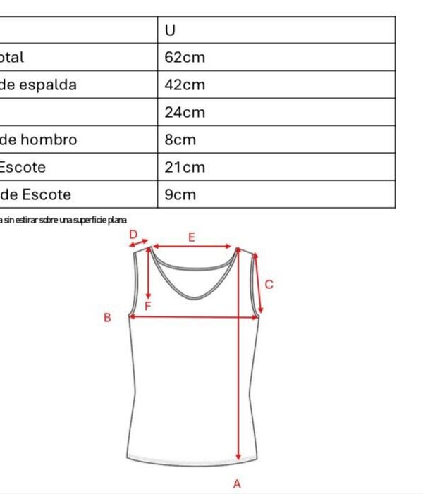 Musculosa con broderie "SKY"