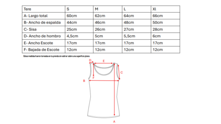 Musculosa gota con moño atras broderie punto "TERE" - Imagen 5