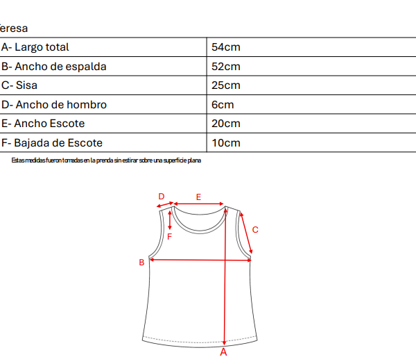 Musculosa cey puffing «TERESA»