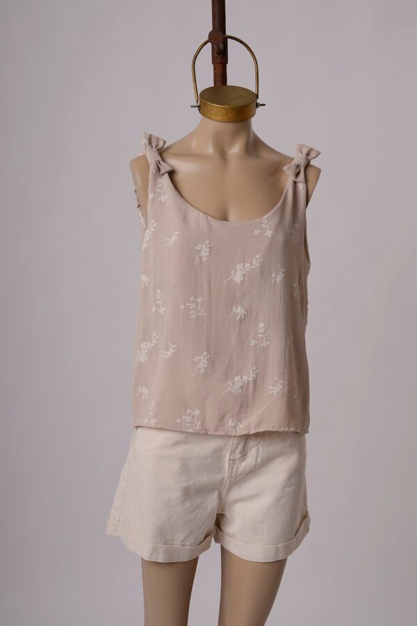 Musculosa cey puffing moño en los hombros "ADISA"