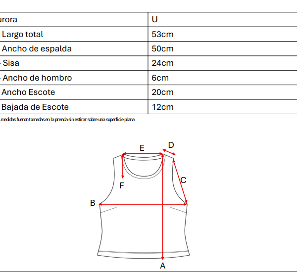 Musculosa lino broderie "AURORA"