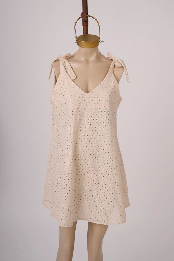 Solero para atar broderie plano "MALENA"