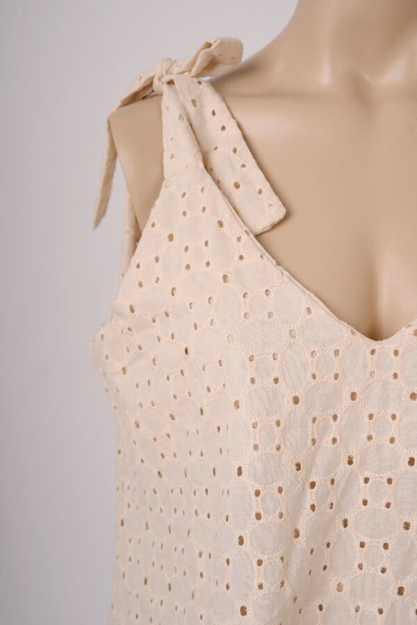 Solero para atar broderie plano "MALENA"