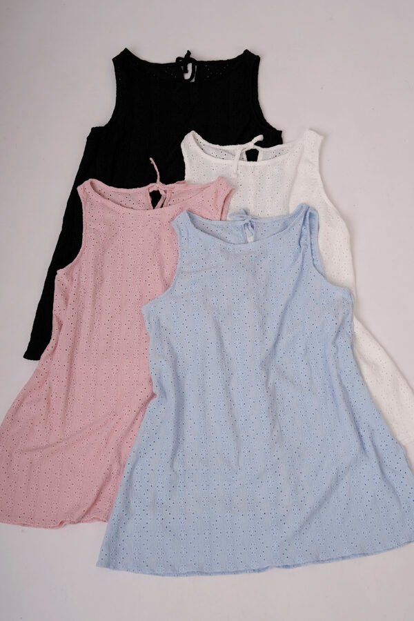 Solero para atar atras broderie crep "ANTO"