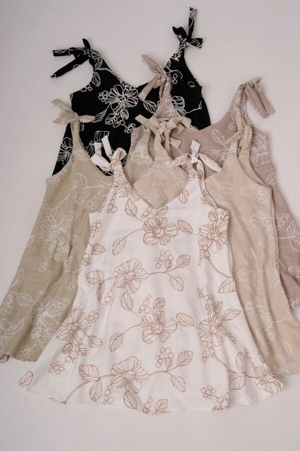 Solero para atar lino broderie "ERICA"