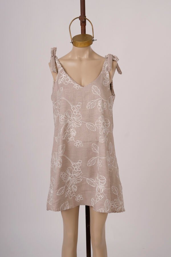 Solero para atar lino broderie "ERICA"