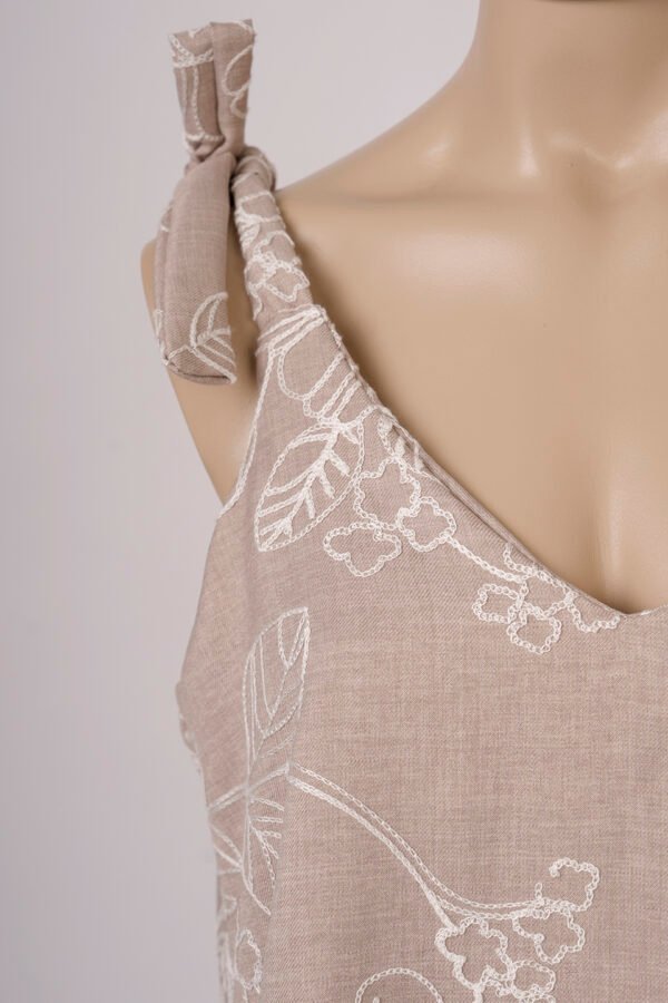 Solero para atar lino broderie "ERICA"