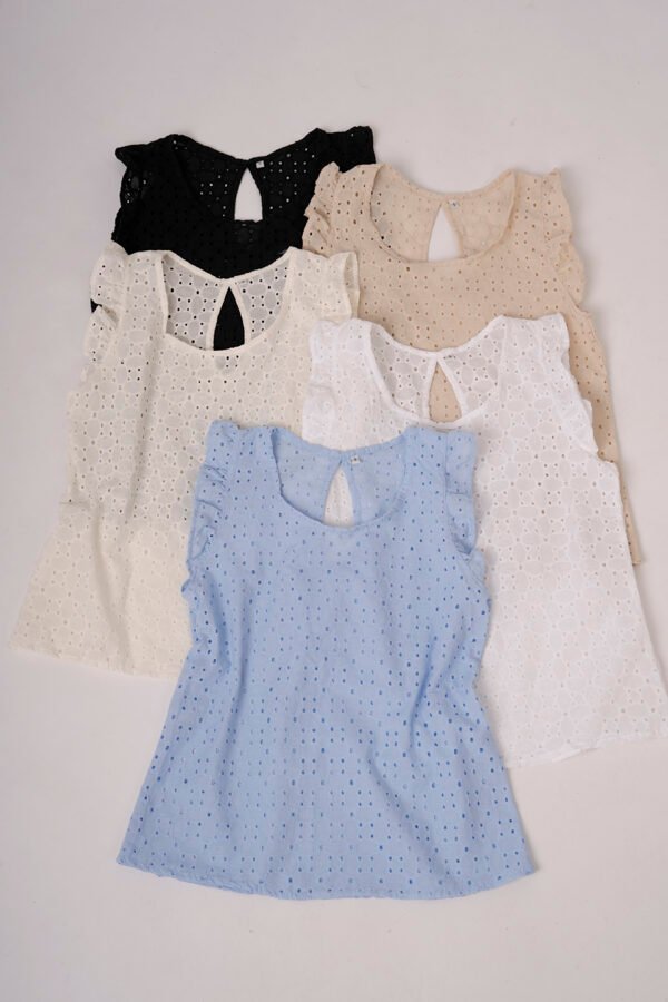 Musculosa gota broderie "DELVIN"