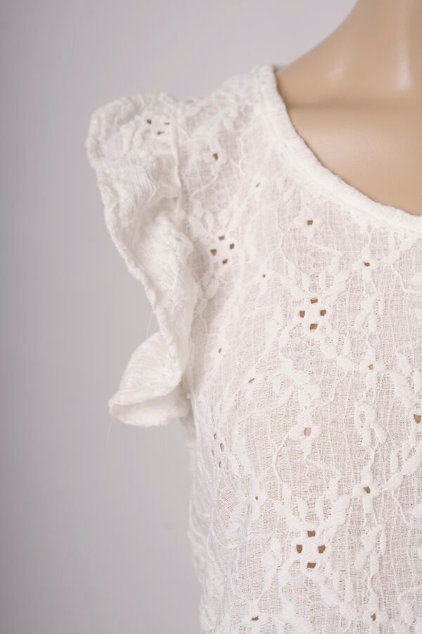 Musculosa gota broderie crep "NARA"