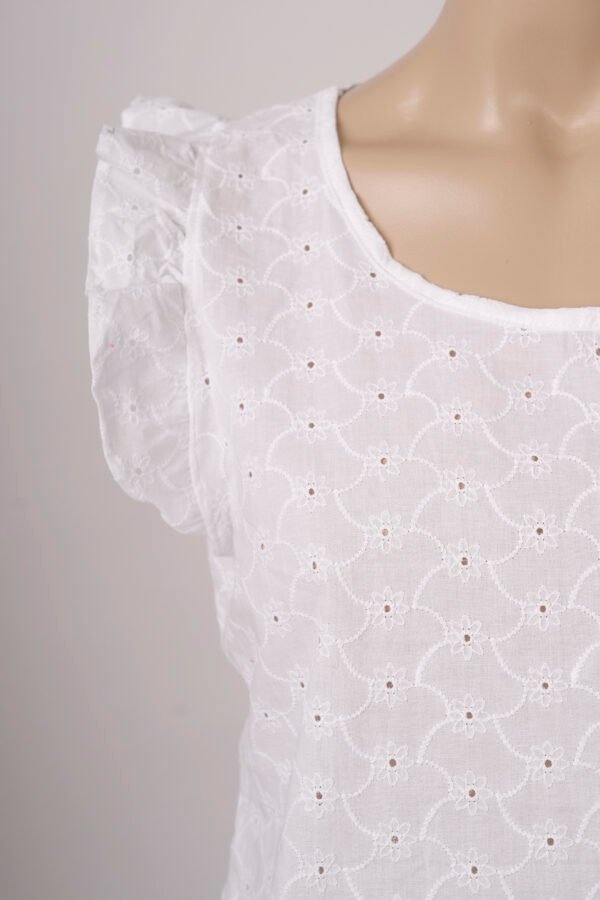 Musculosa con gota broderie plano "GELLY"