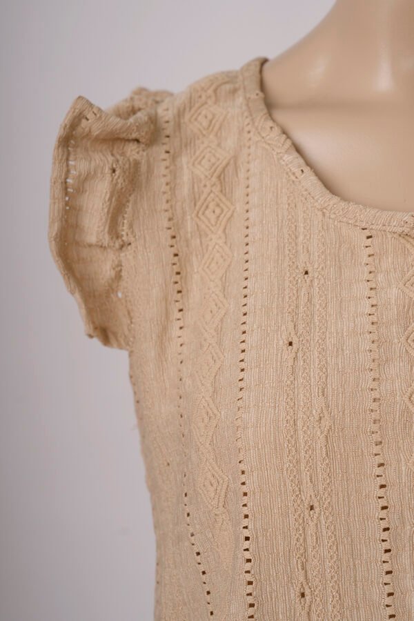 Musculosa gota broderie crep "LARINA"