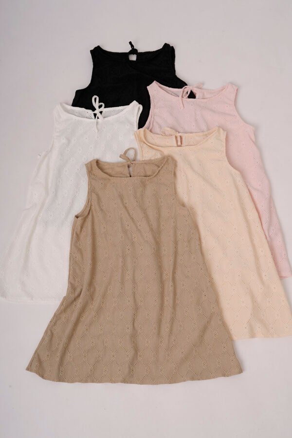 Solero para atar atras broderie crep "DOMINICA"