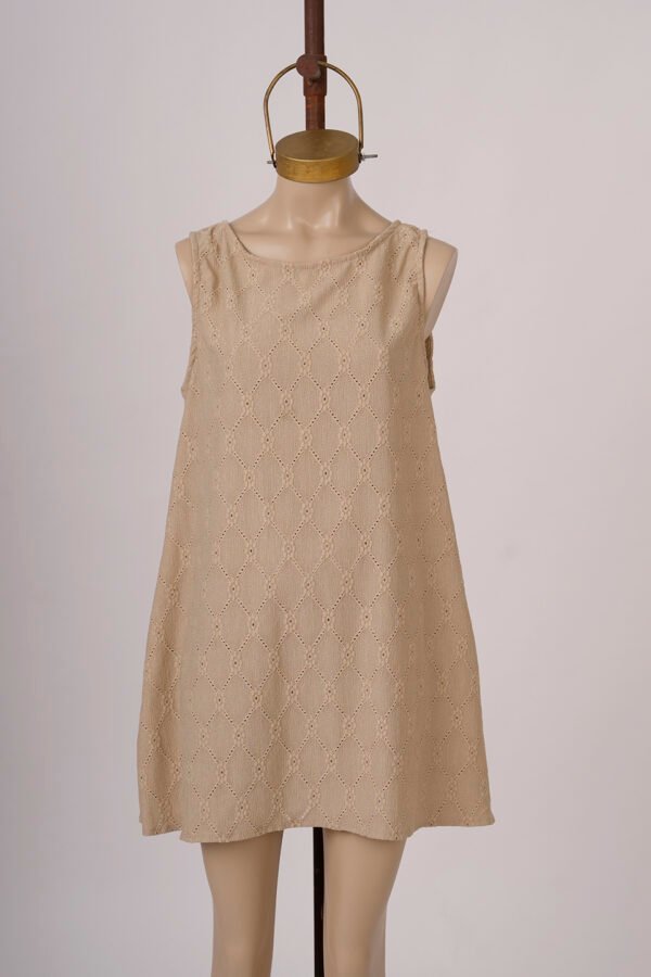 Solero para atar atras broderie crep "DOMINICA"