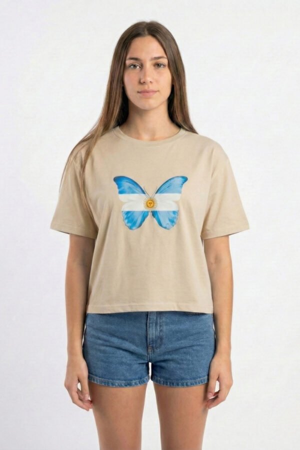 Remera boxy jersey "ARGENTINA"