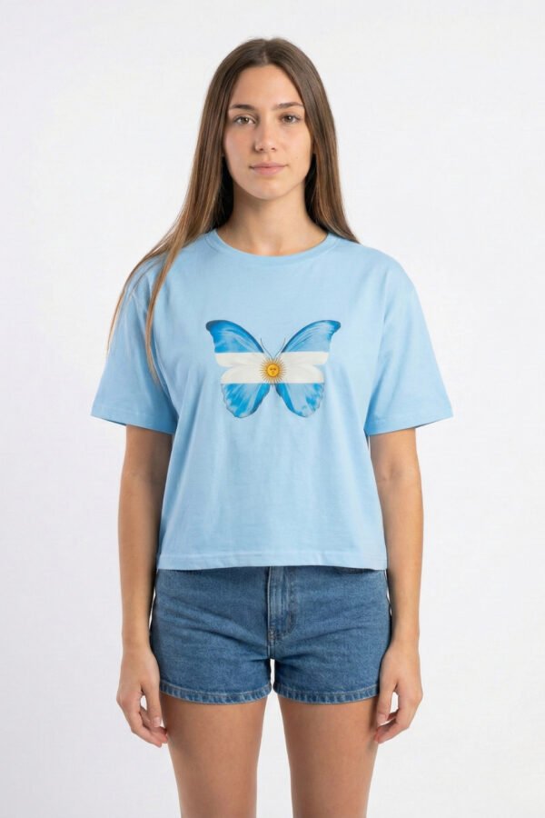 Remera boxy jersey "ARGENTINA"