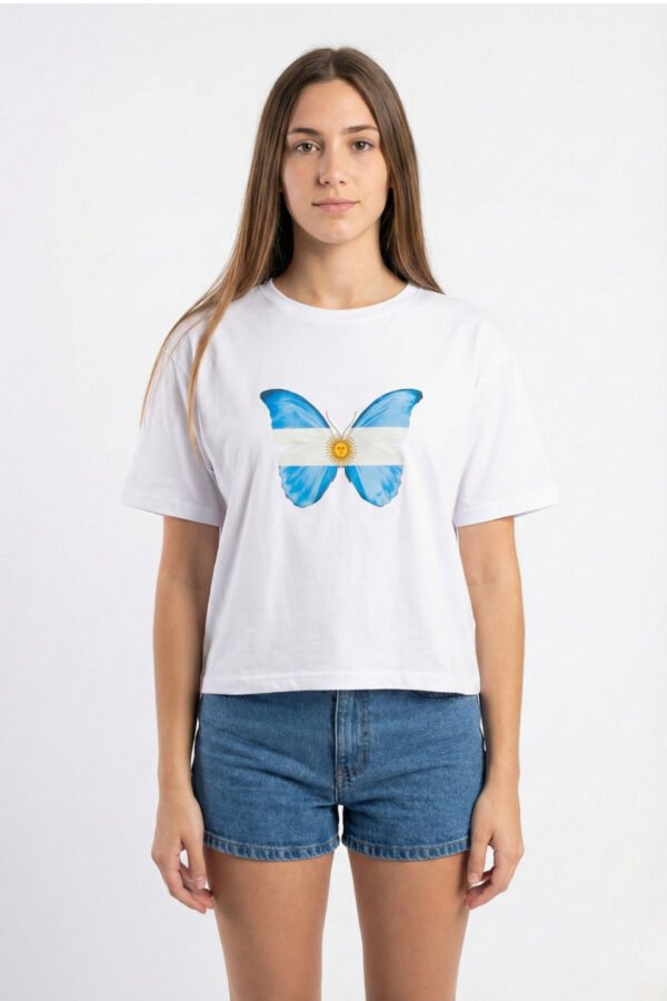 Remera boxy jersey "ARGENTINA"