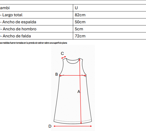Solero para atar atras lino broderie "BAMBI"