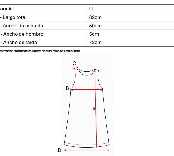 Solero cey puffing para atar atras "BONNIE"