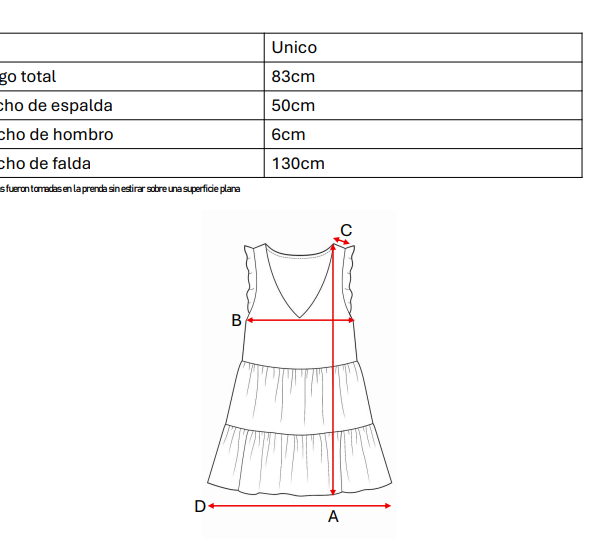 Solero doble volado cey puffing "ELOISA"