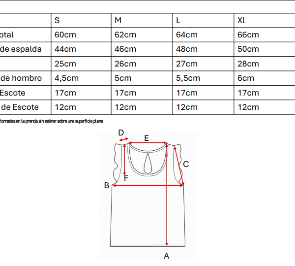 Musculosa gota con moño atras broderie crep "PAO"