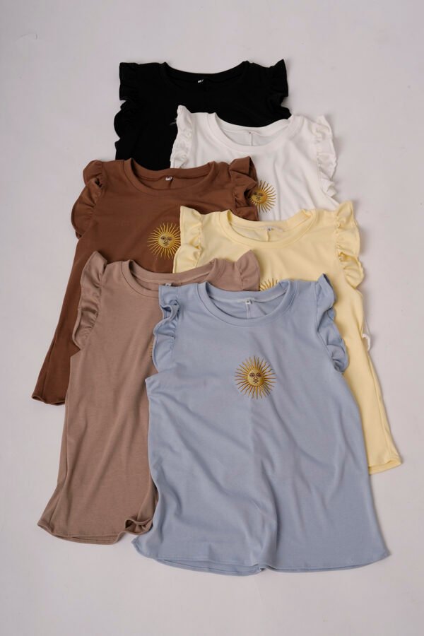 Musculosa Ribb Manga Volado Sol De Mayo Argentina En DTF "SUNNY"