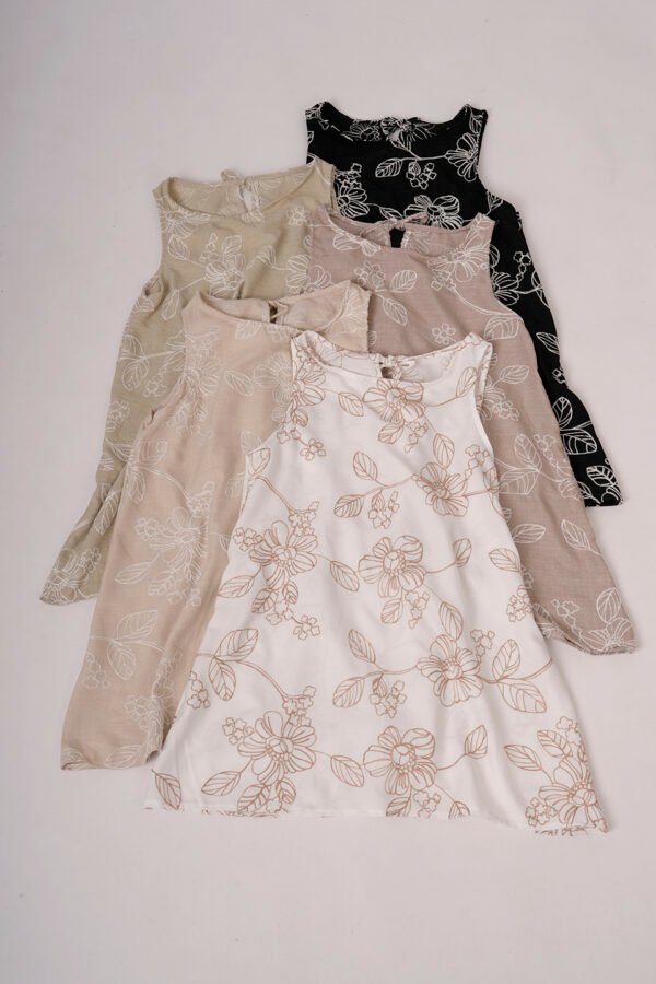 Solero Para Atar Atras Lino Broderie "YESSI"