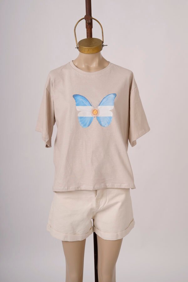Remera boxy jersey "ARGENTINA"
