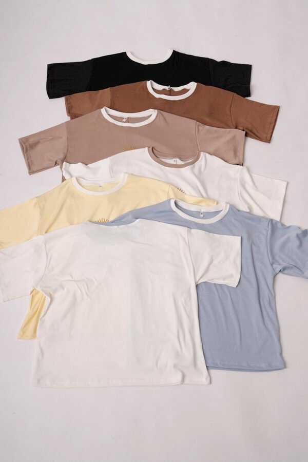 Remera Boxy Ribb Sol De Mayo Argentina En El Medio En DTF «SOLES»