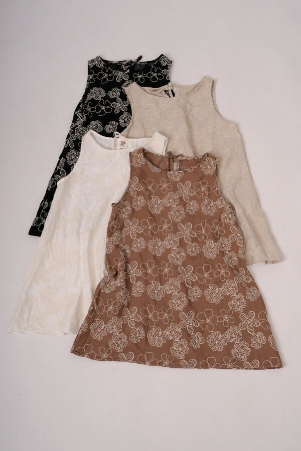 Solero Para Atar Atras Lino Broderie "MIRKA"