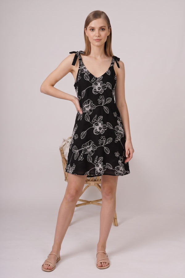 Solero para atar lino broderie "ERICA"