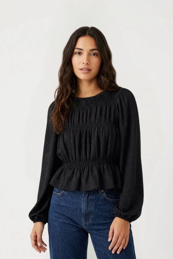 Blusa Flores Paris Lace Elastico "AMALIA"