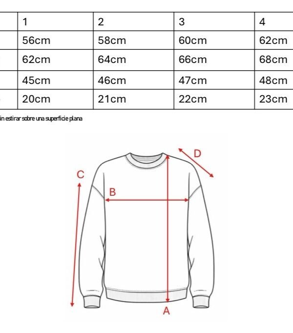 Buzo Boxy Frisado Cuello Redondo Rayado Sol De Mayo Bordado "MONTI"
