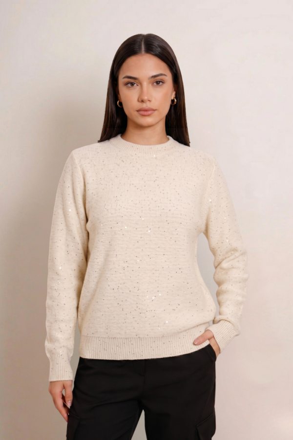 Sweater mini lentejuelas "LAREDO"