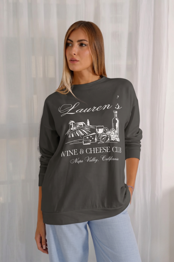 Maxibuzo rustico frisado cuello redondo "LAUREN'S"