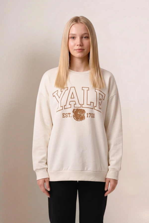 Maxibuzo rustico frisado cuello redondo "1701"