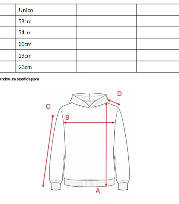 Campera Crop Frisa Con Capucha Sol De Mayo Bordado Lado Izquierdo "OLYMPIA"