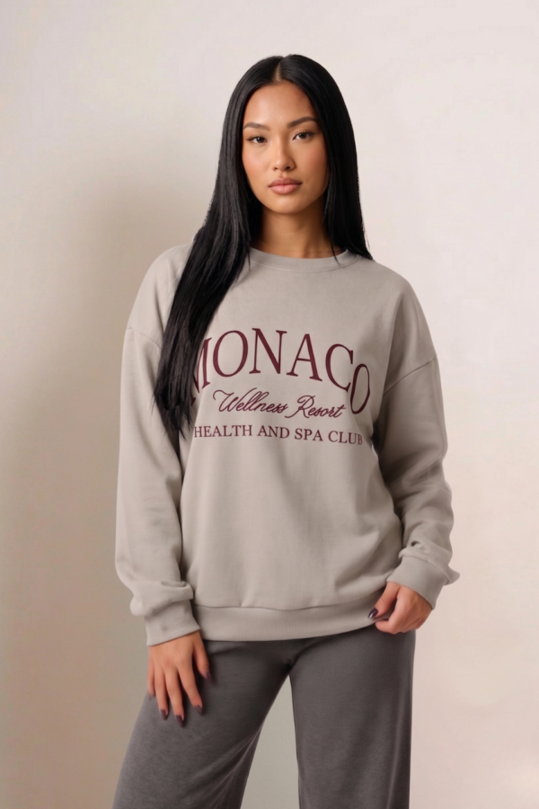 Maxibuzo scuba cuello redondo "RESORT"