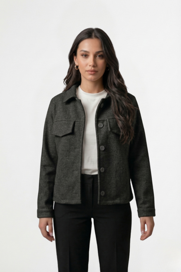 Saco corto paño soft punto "AMY"