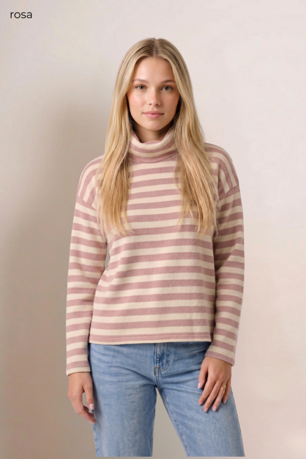 Poleron tela everest raya mediana "LILIA"