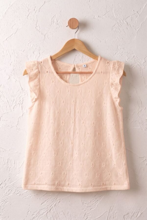 Musculosa gota broderie crep "ZOE"