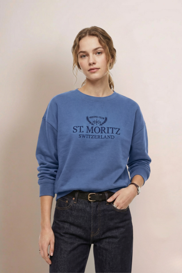 Buzo Rustico Frisado Miller Bordado St "MORITZ"