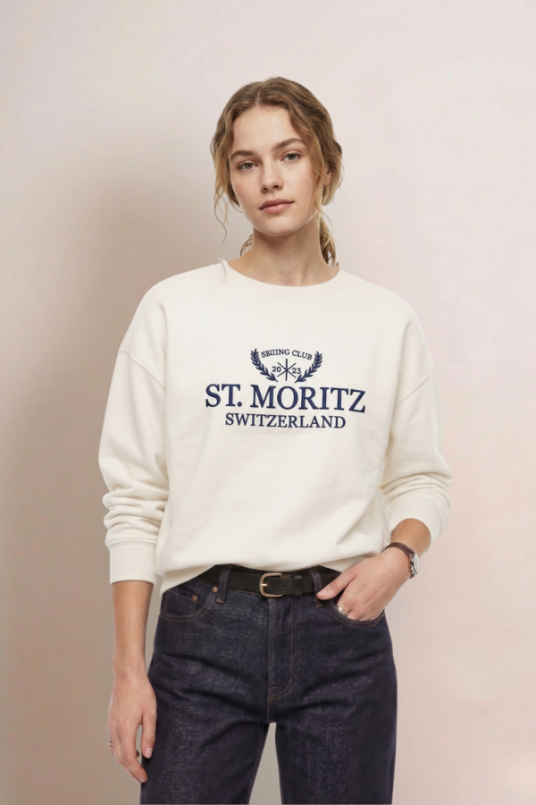 Buzo Rustico Frisado Miller Bordado St "MORITZ"