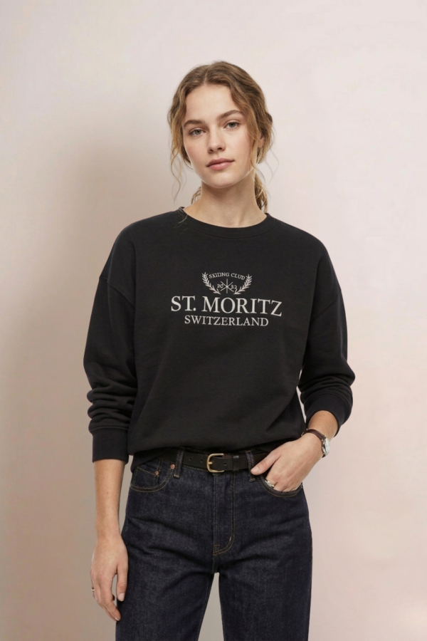 Buzo Rustico Frisado Miller Bordado St "MORITZ"